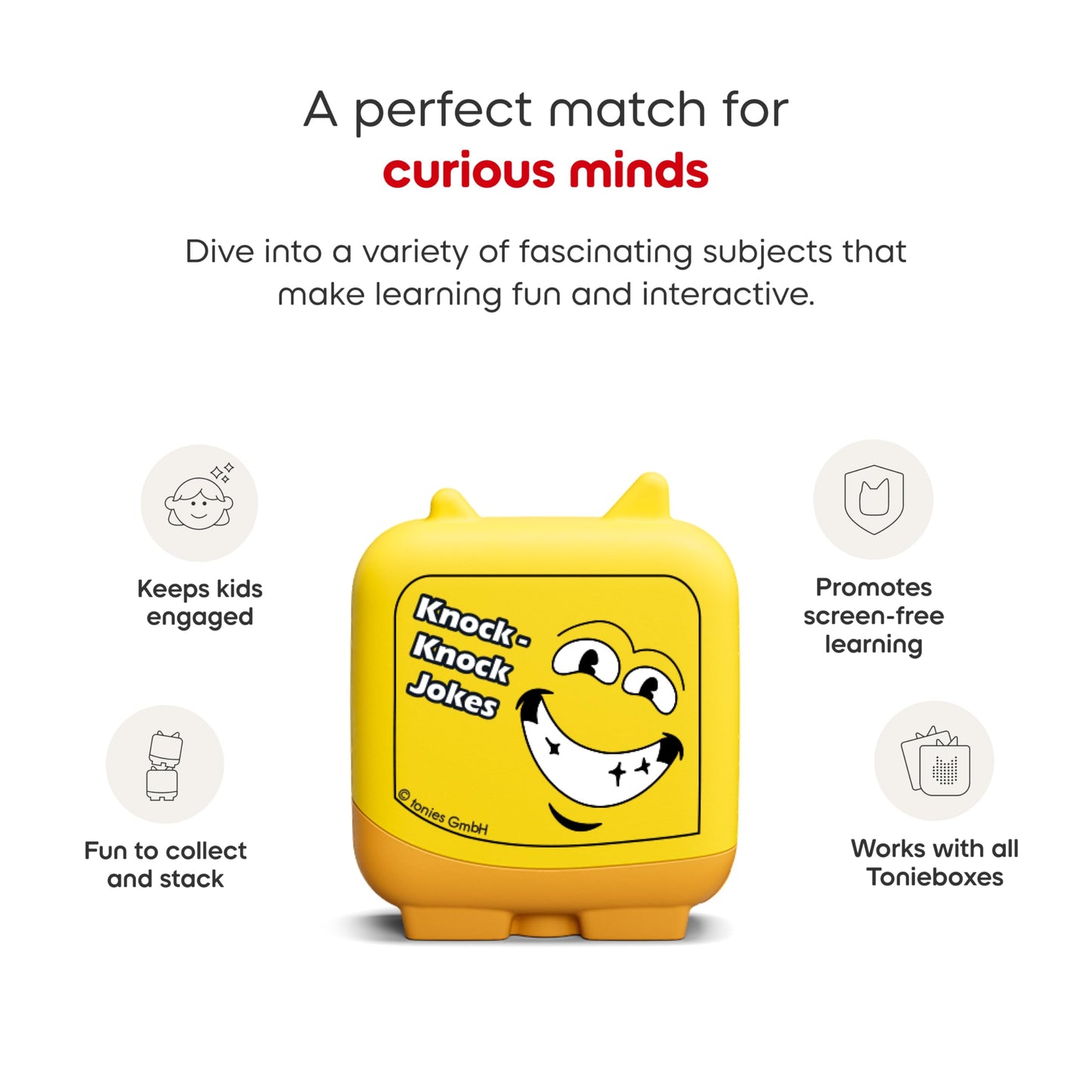 Tonies Kid Comedy Clever Set - 4 Pack | Fun Audio Stories for Kids
