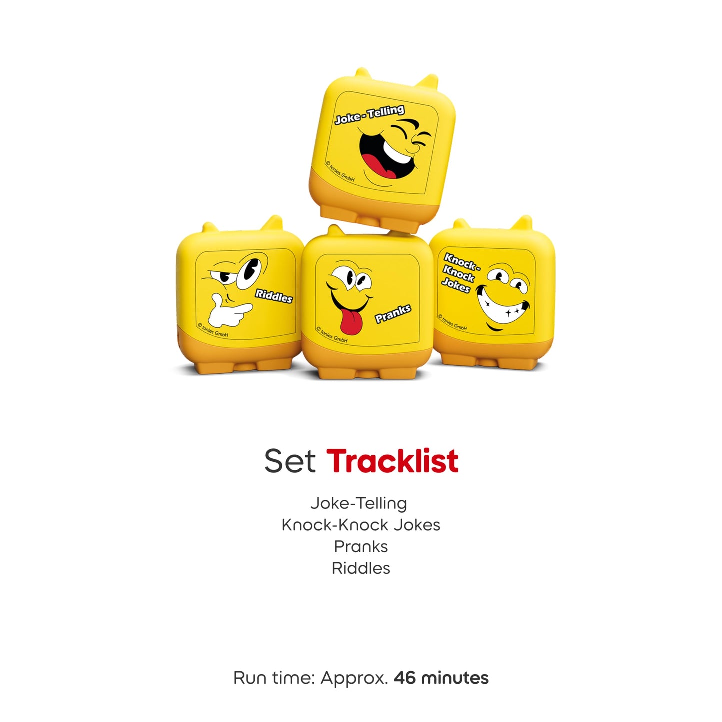 Tonies Kid Comedy Clever Set - 4 Pack | Fun Audio Stories for Kids