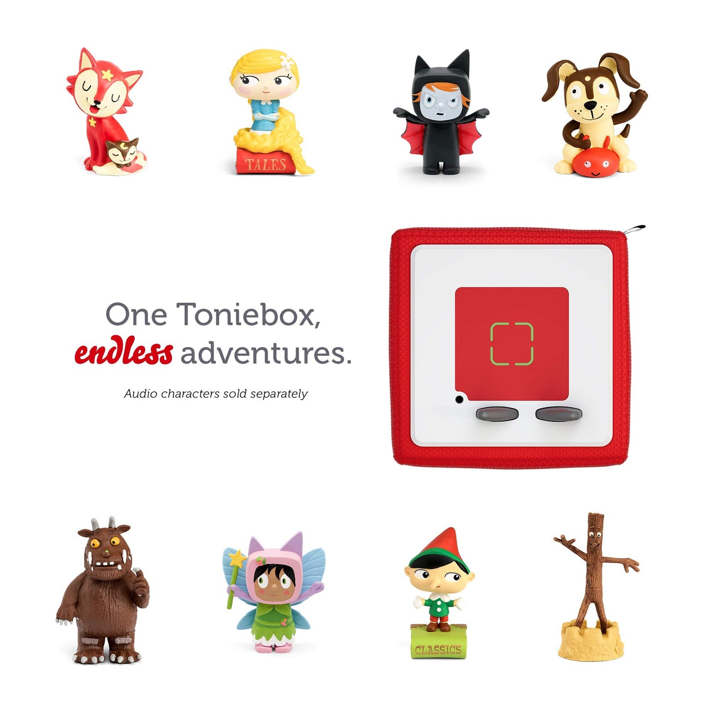Tonies Kid Comedy Clever Set - 4 Pack | Fun Audio Stories for Kids