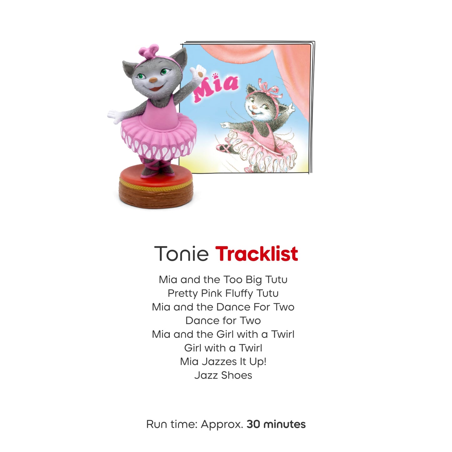 Tonies Mia Audio Toy Figurine – Ballet Stories & Songs for Kids 3+