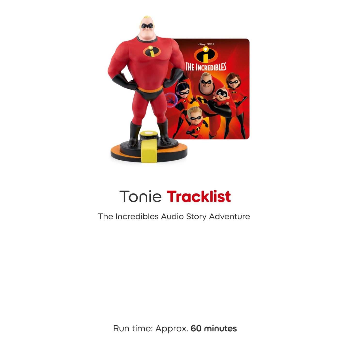 Tonies Mr. Incredible Audio Toy Figurine – The Incredibles | 60-Min Story