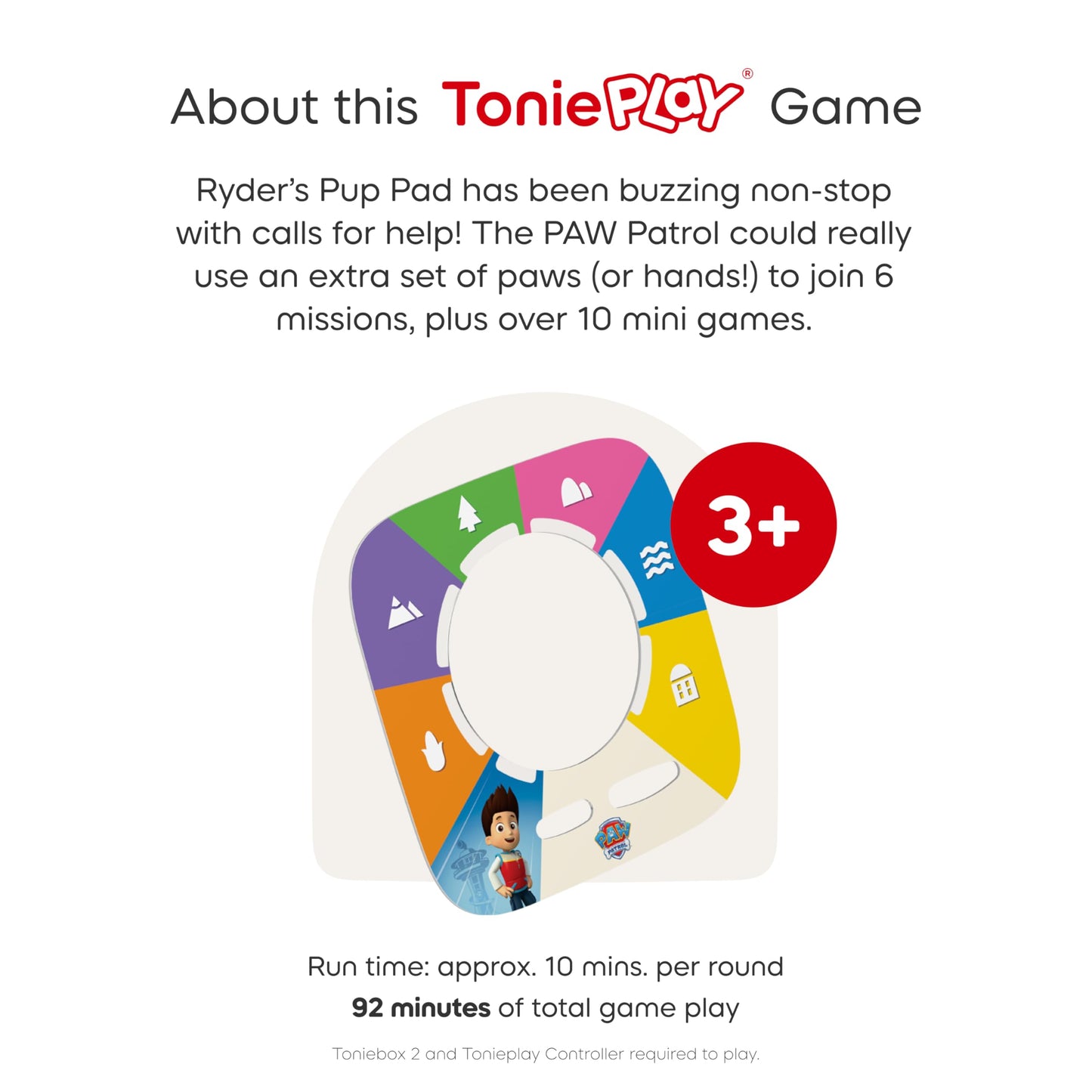 Tonies PAW Patrol: Adventure Bay Rescue Heroes Tonieplay Game + Controller