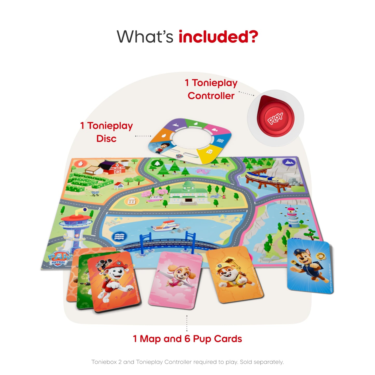 Tonies PAW Patrol: Adventure Bay Rescue Heroes Tonieplay Game + Controller