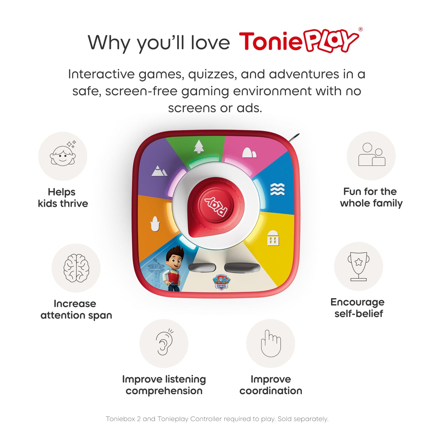Tonies PAW Patrol: Adventure Bay Rescue Heroes Tonieplay Game + Controller