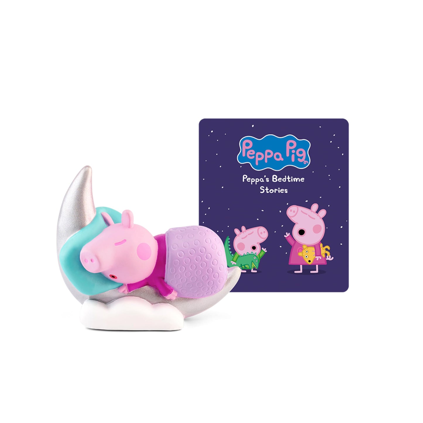 Tonies Peppa's Bedtime Stories Audio Toy Figurine – 10 Stories, 67 Minutes