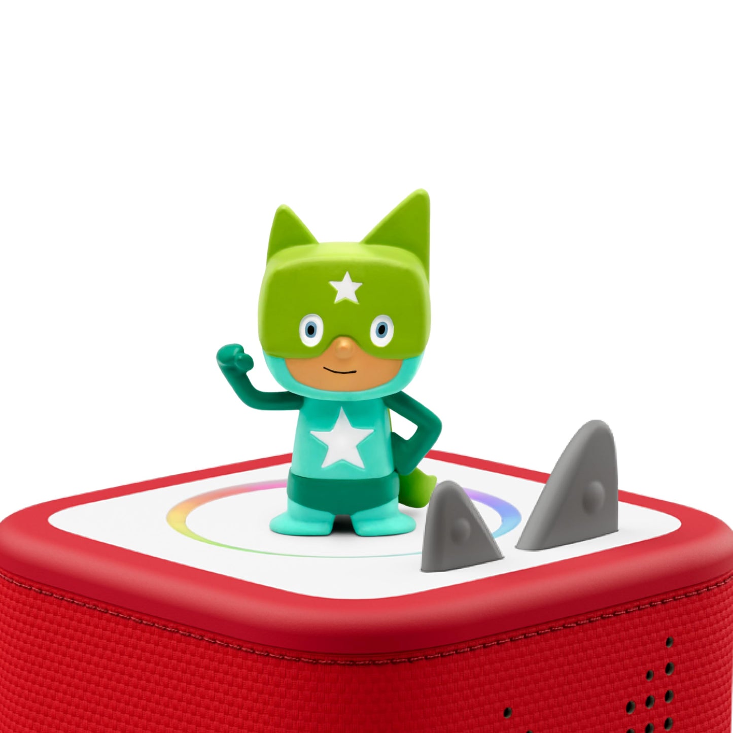 Tonies Superhero Creative Tonie – Record & Upload 90 Minutes of Your Own Stories (Turquoise/Green)