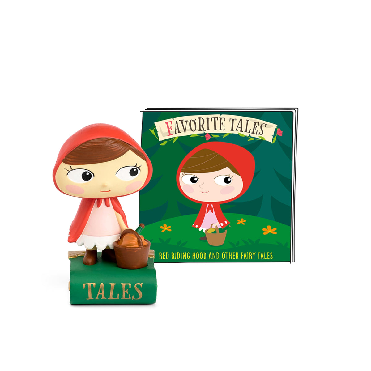 Tonies Favorite Tales: Red Riding Hood and Other Fairy Tales – Celebrity-Narrated Audio Toy Figurine