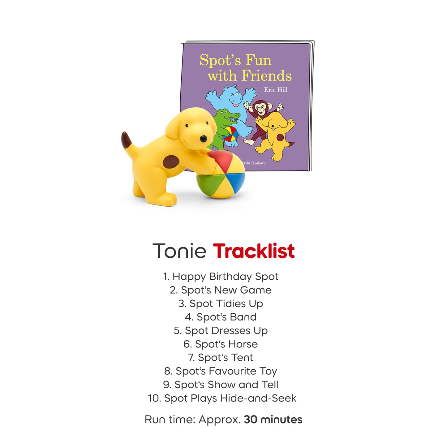 Tonies Spot's Fun with Friends – Eric Hill Audio Toy Figurine for Toniebox