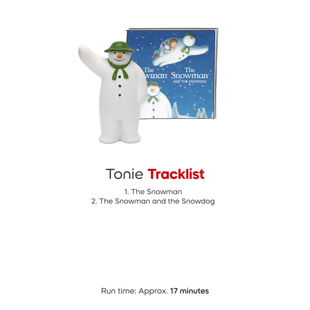Tonies The Snowman & The Snow Dog – Audio Toy Figurine with Celebrity Narration