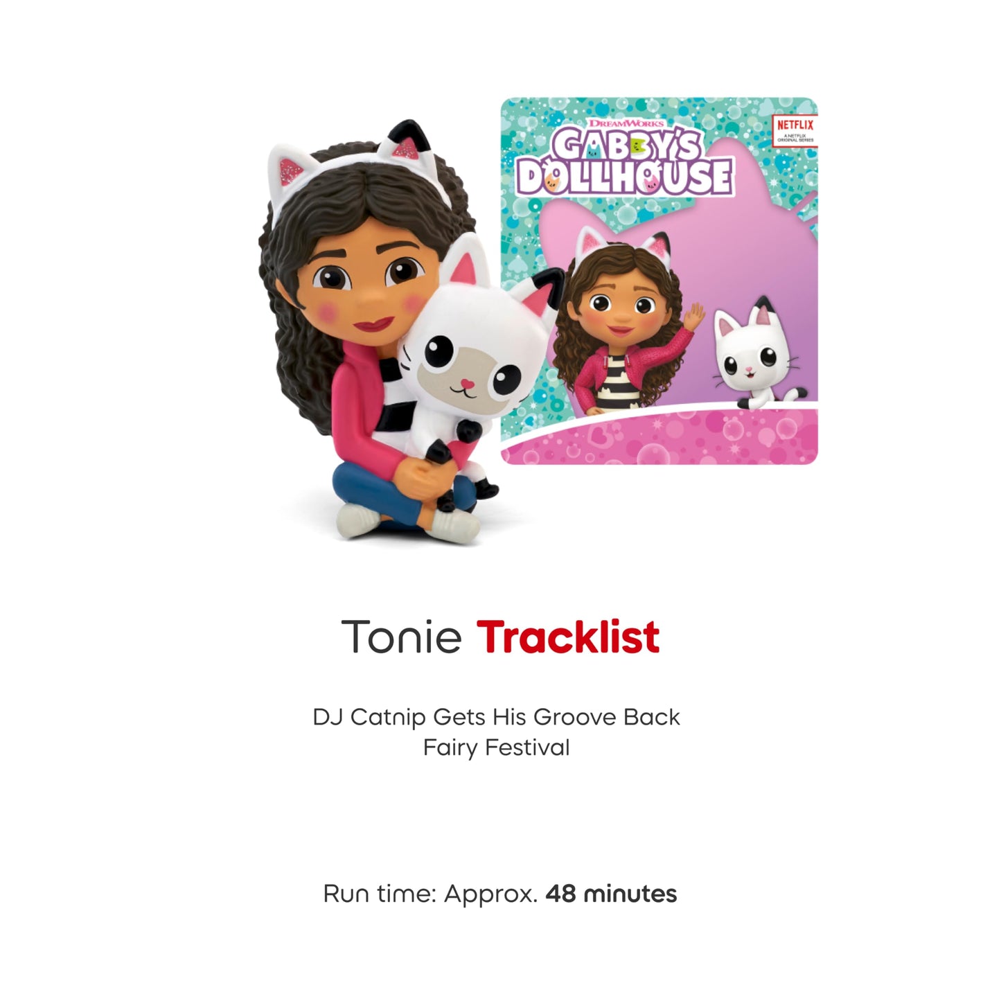 Tonies Gabby's Dollhouse Audio Toy Figurine — 2 Stories, 48 Minutes