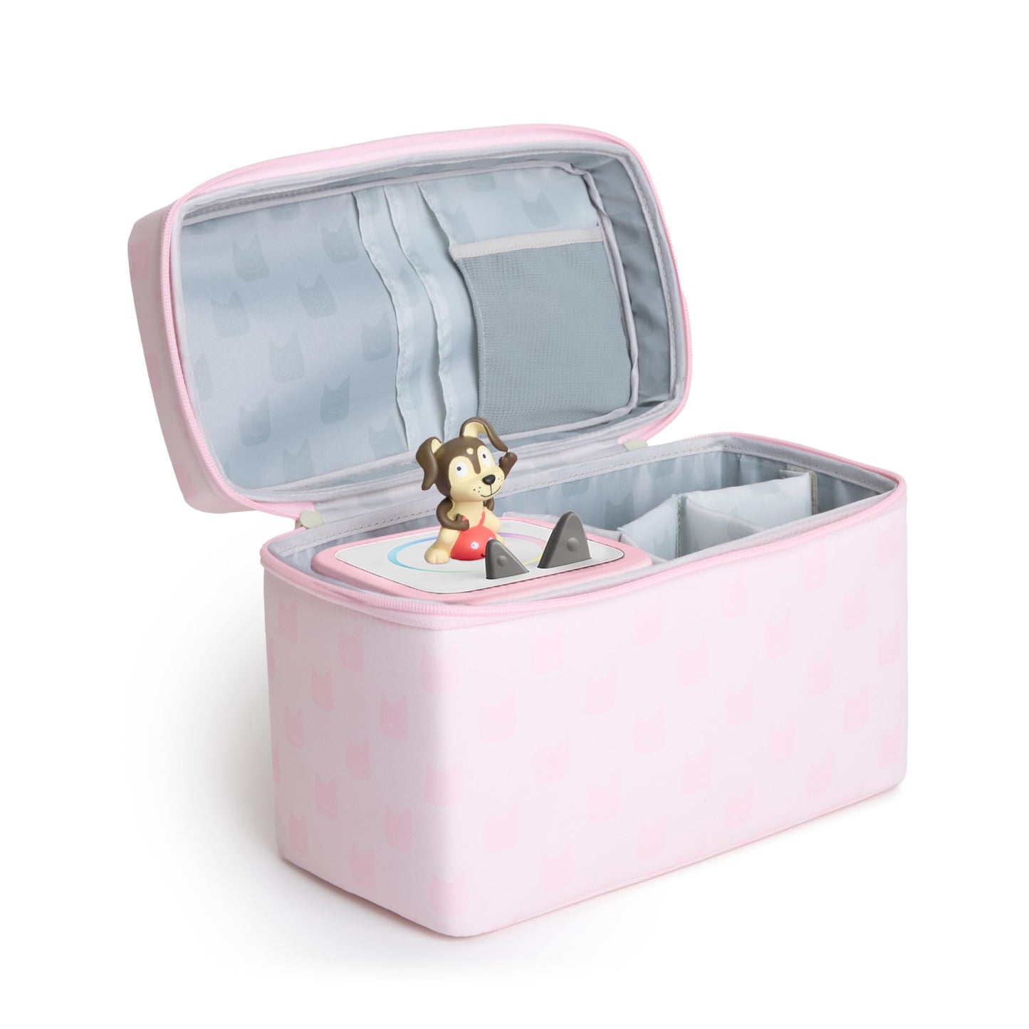 Tonies All-in-One Travel Bag Cloud Pink – Hard Case for Toniebox 2, Tonieplay, Headphones & Accessories
