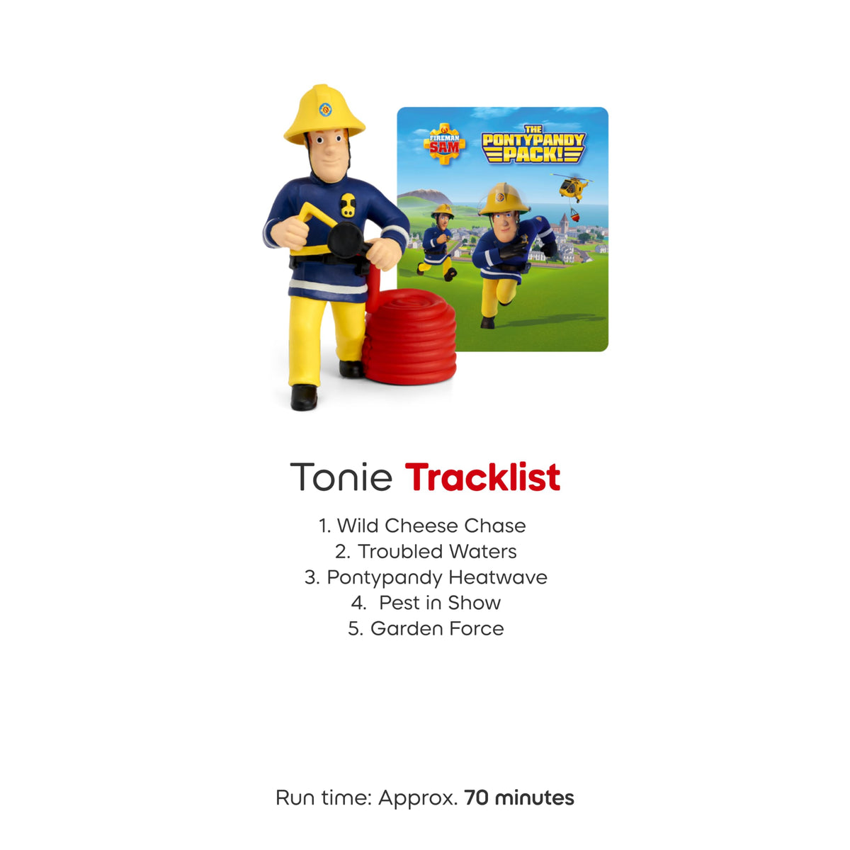Tonies Pontypandy Pack: Fireman Sam Audio Toy Figurine for Toniebox