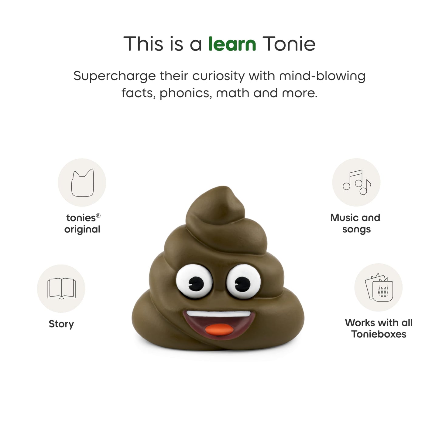 Tonies Potty Training Audio Toy Figurine – 45-Minute Songs & Stories for Kids (Ages 3+)