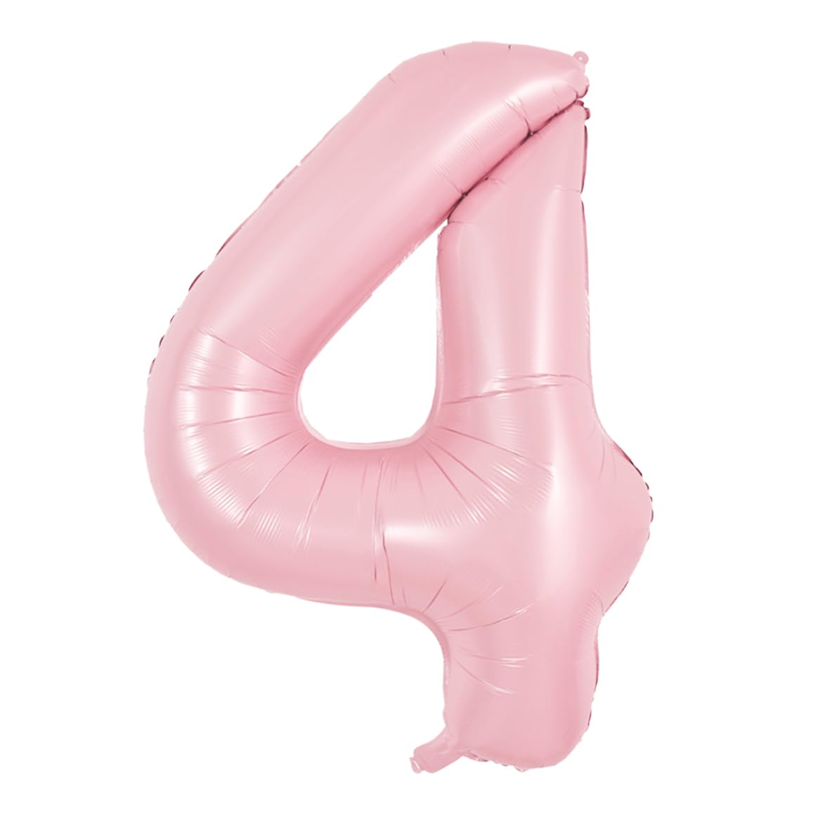TONIFUL 40-Inch Pastel Pink Number 4 Balloon – Large Foil Party Balloon for Birthday, Wedding, and Photo Shoots