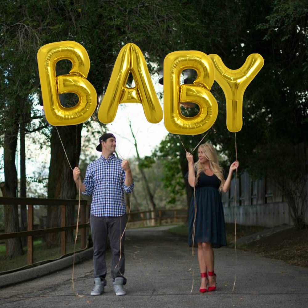TONIFUL 40 Inch Gold Letter B Balloon – Helium or Air Fill Foil Mylar Party Decor