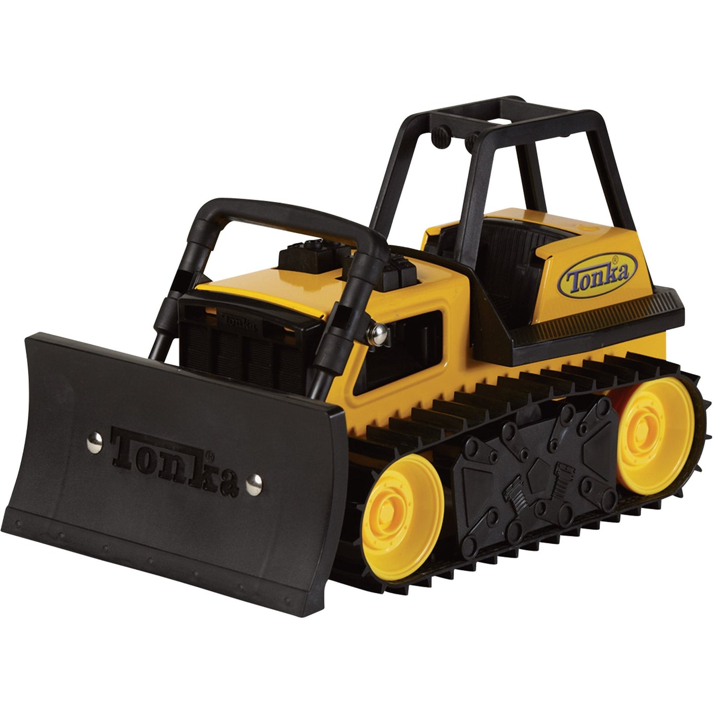 Tonka Steel Bulldozer Vehicle, Yellow - Moveable Blade & Lifetime Guarantee