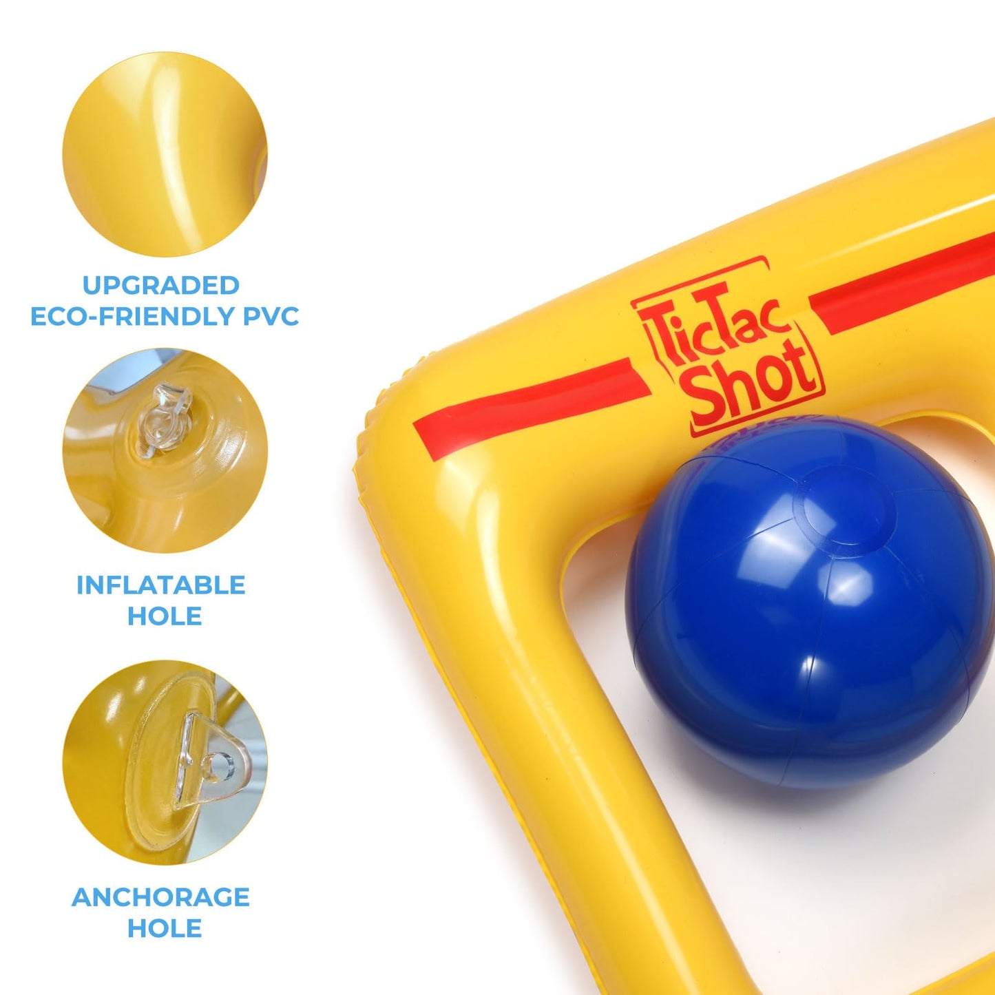 Toobimen Giant Tic Tac Toe – Outdoor Yard Game for 2-10 Players