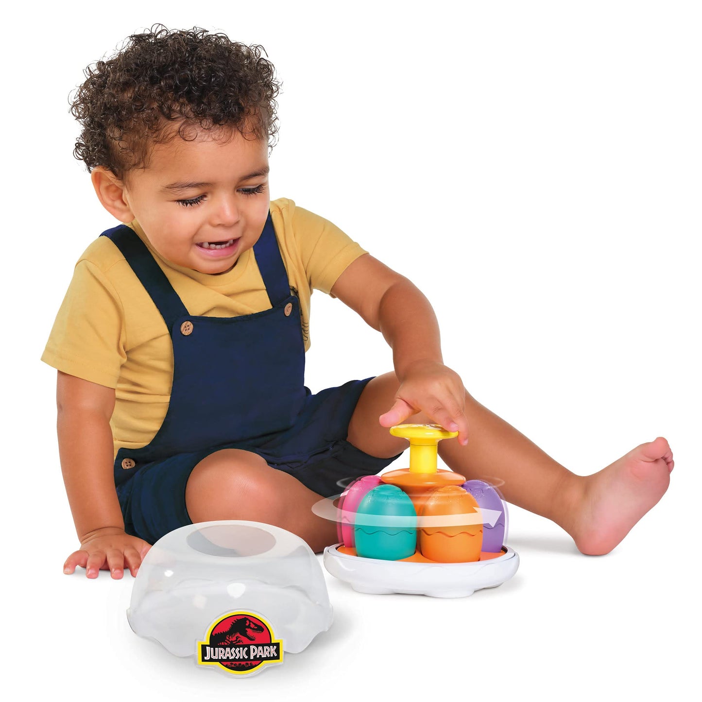 Toomies Jurassic World Spin & Hatch Dino Eggs – Developmental Dinosaur Toys 12m+