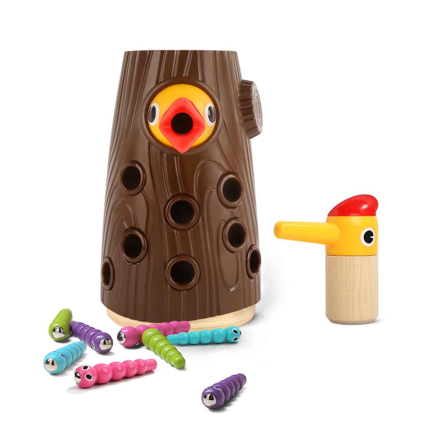 TOP BRIGHT Montessori Toys for 2 Year Olds | Magnetic Bird Feeding Game & Fine Motor Skills Toy