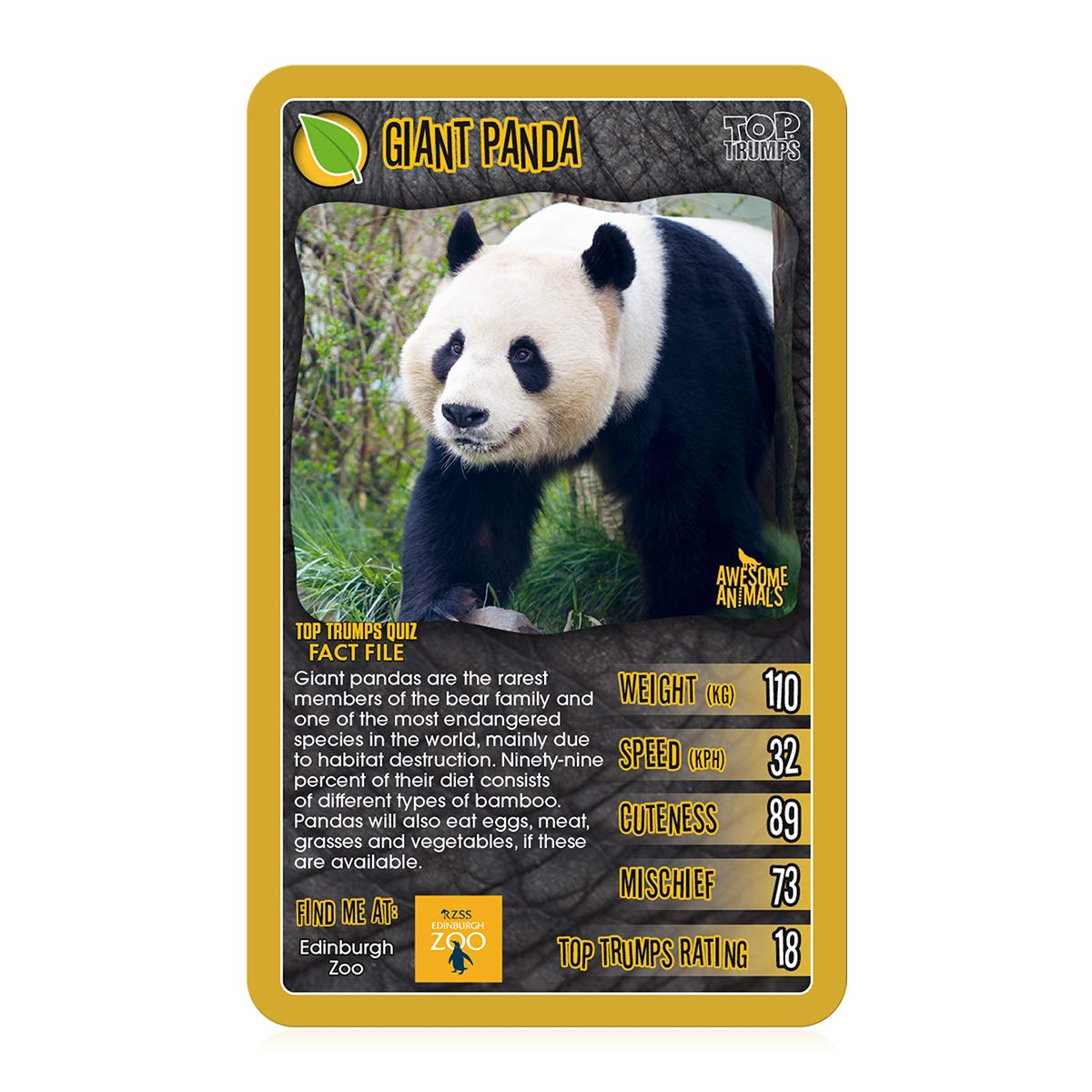 Top Trumps Awesome Animals Card Game – Family Strategy & Travel Fun