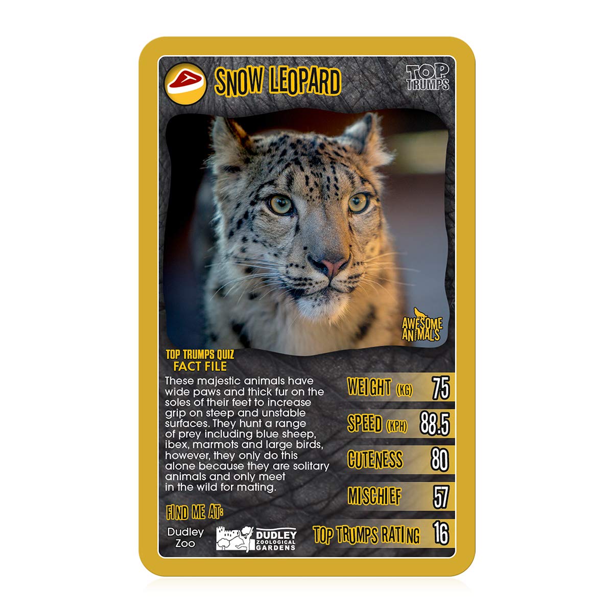 Top Trumps Awesome Animals Card Game – Family Strategy & Travel Fun