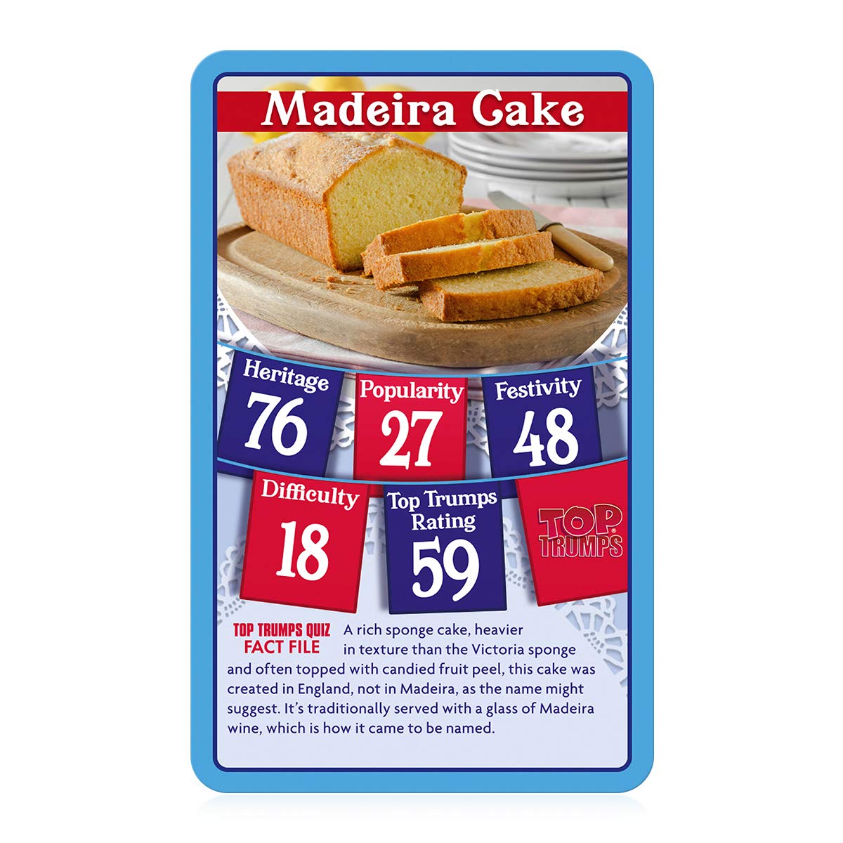 Top Trumps British Bakes Card Game – Fun Cake Facts & Friendly Duels