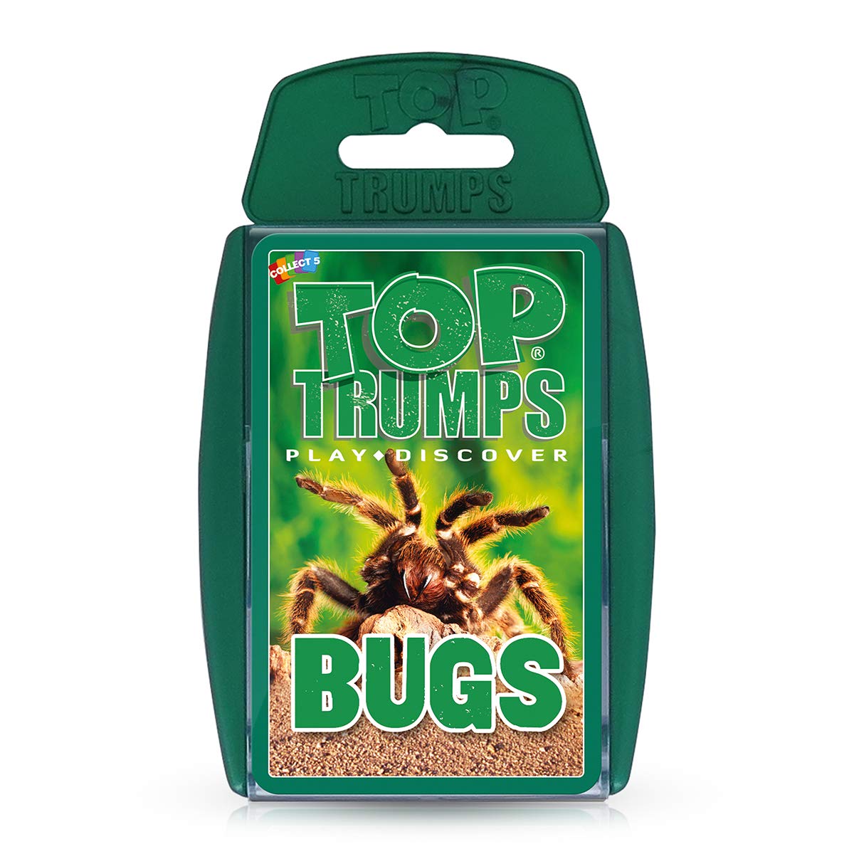 Top Trumps Bugs Classics Card Game – Educational Gift for Kids 6+ (Black Widow, Tarantula, Praying Mantis & Ladybird) – 2+ Players
