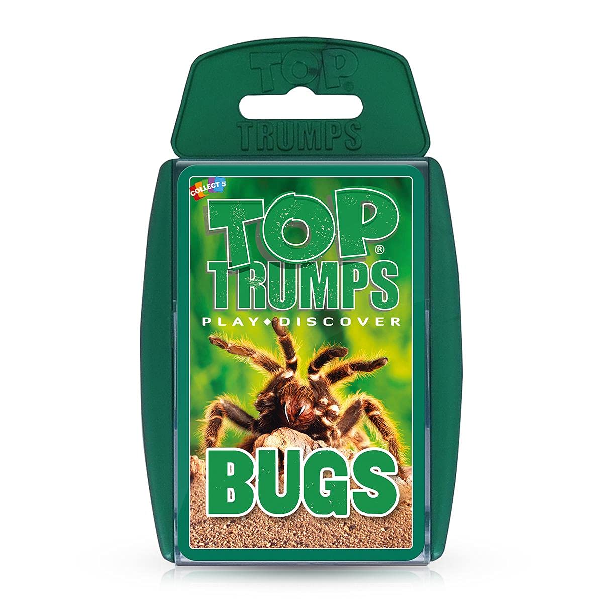 Top Trumps Bugs Classics Card Game – Educational Gift for Kids 6+ (Black Widow, Tarantula, Praying Mantis & Ladybird) – 2+ Players
