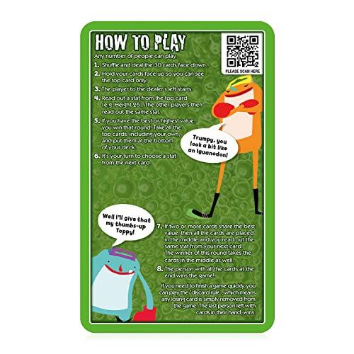 Top Trumps Dinosaurs Classics Card Game – Educational Dinosaur Facts for Ages 6+