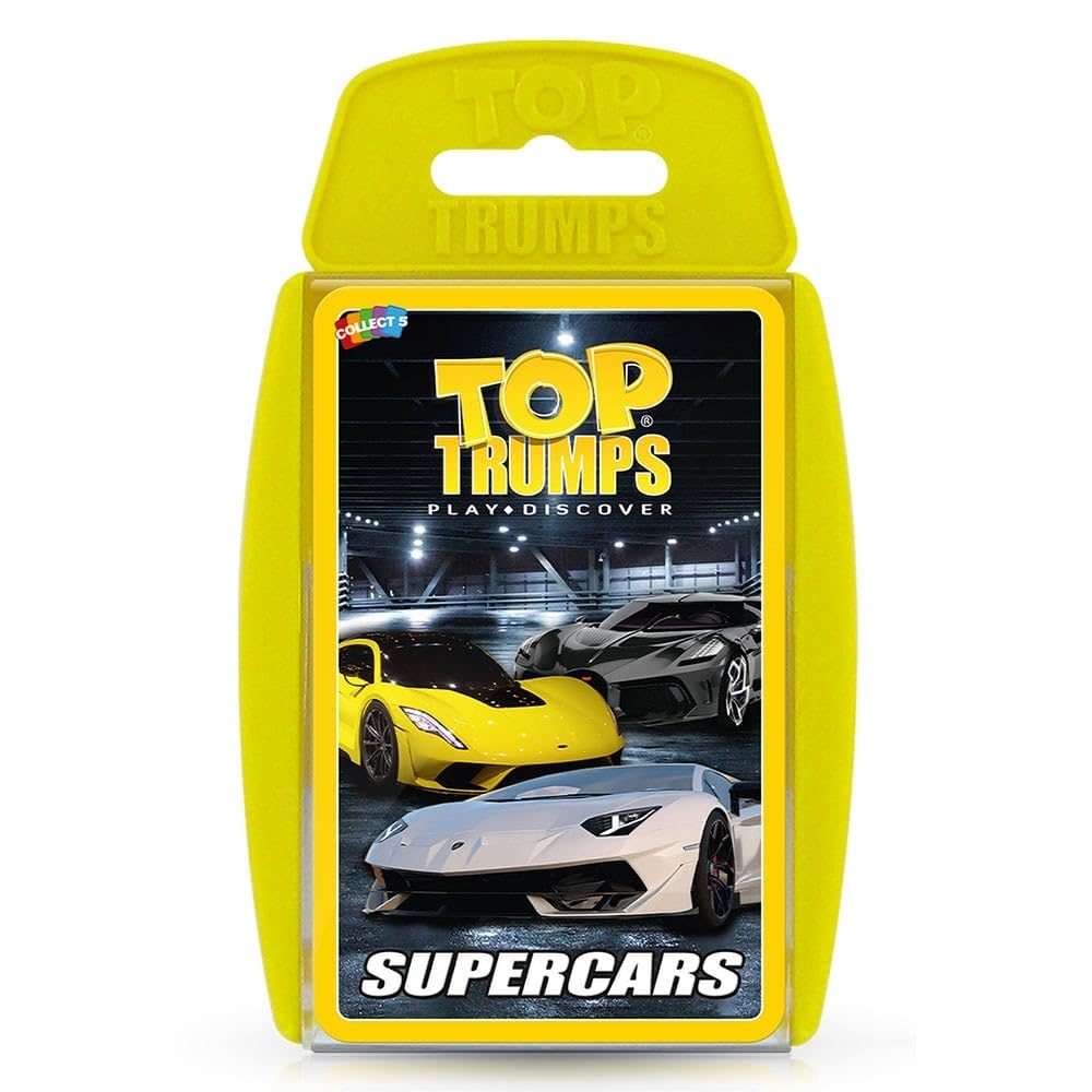 Top Trumps Supercars – 30 Iconic Cars Card Game