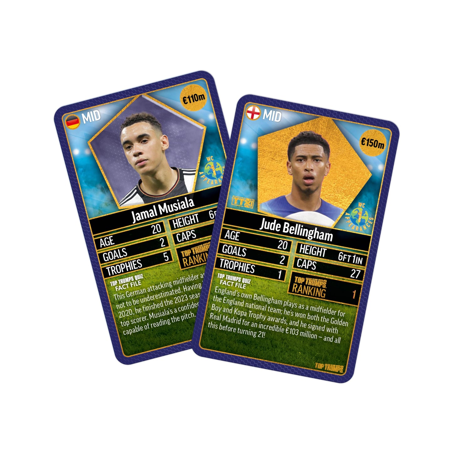 Top Trumps World Football Stars Top 200 Card Game 1 – Messi, Mane, Musiala, Ederson