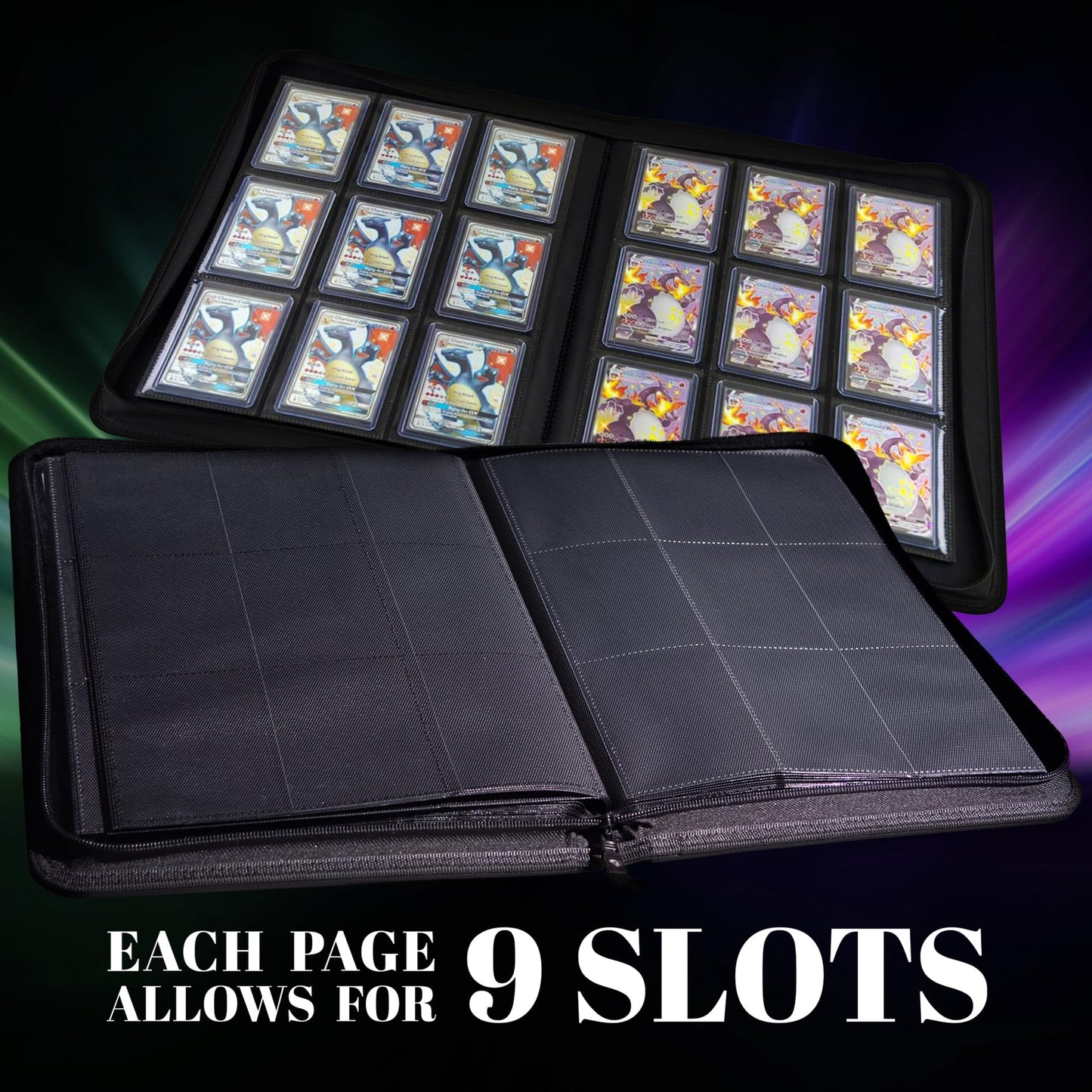 TopDeck 200 TopLoader Binder – 9-Pocket Card Binder for TCGs