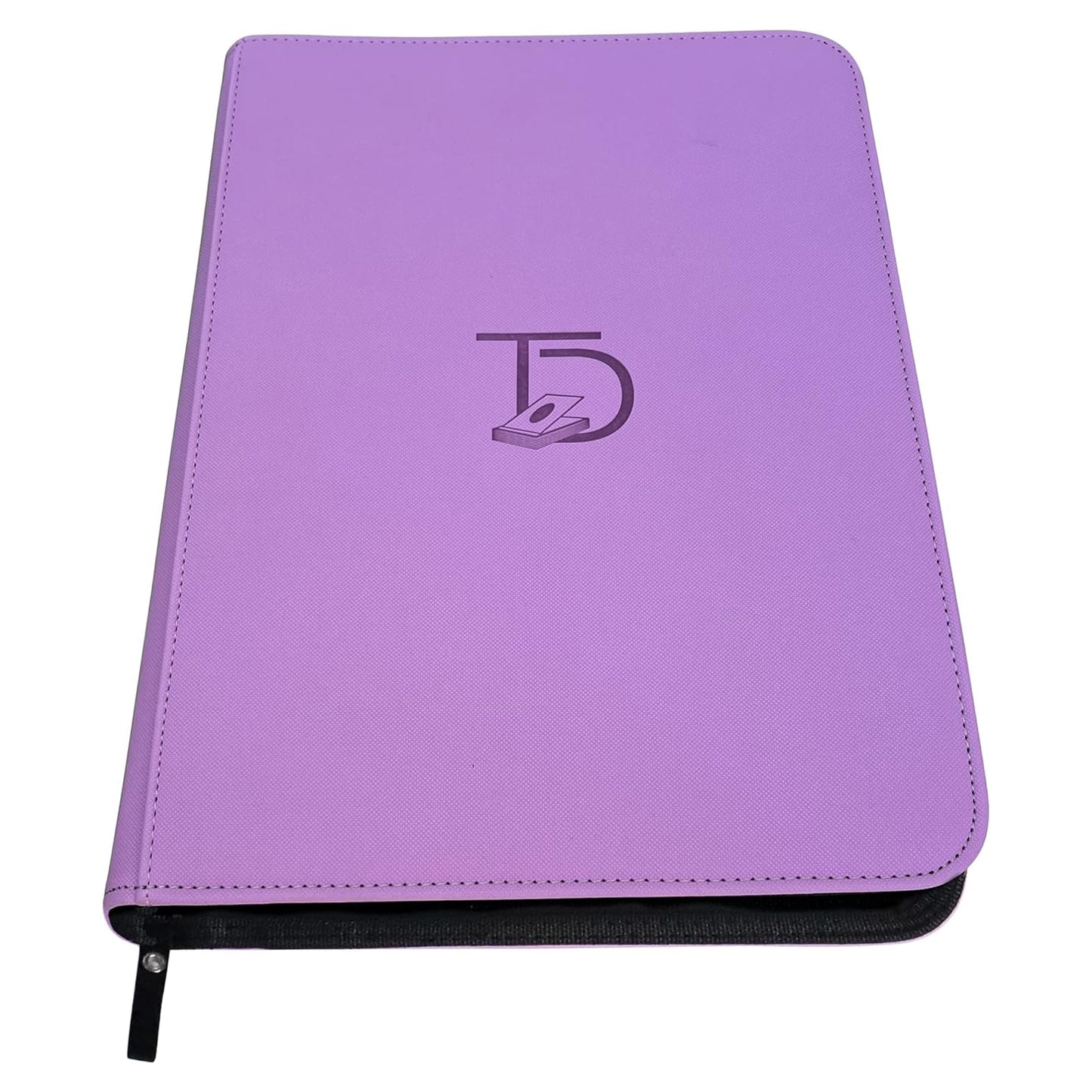 TopDeck 500 Card Binder Pro - Purple Leather, Nostalgic Elegance | Archival-Safe Card Binder