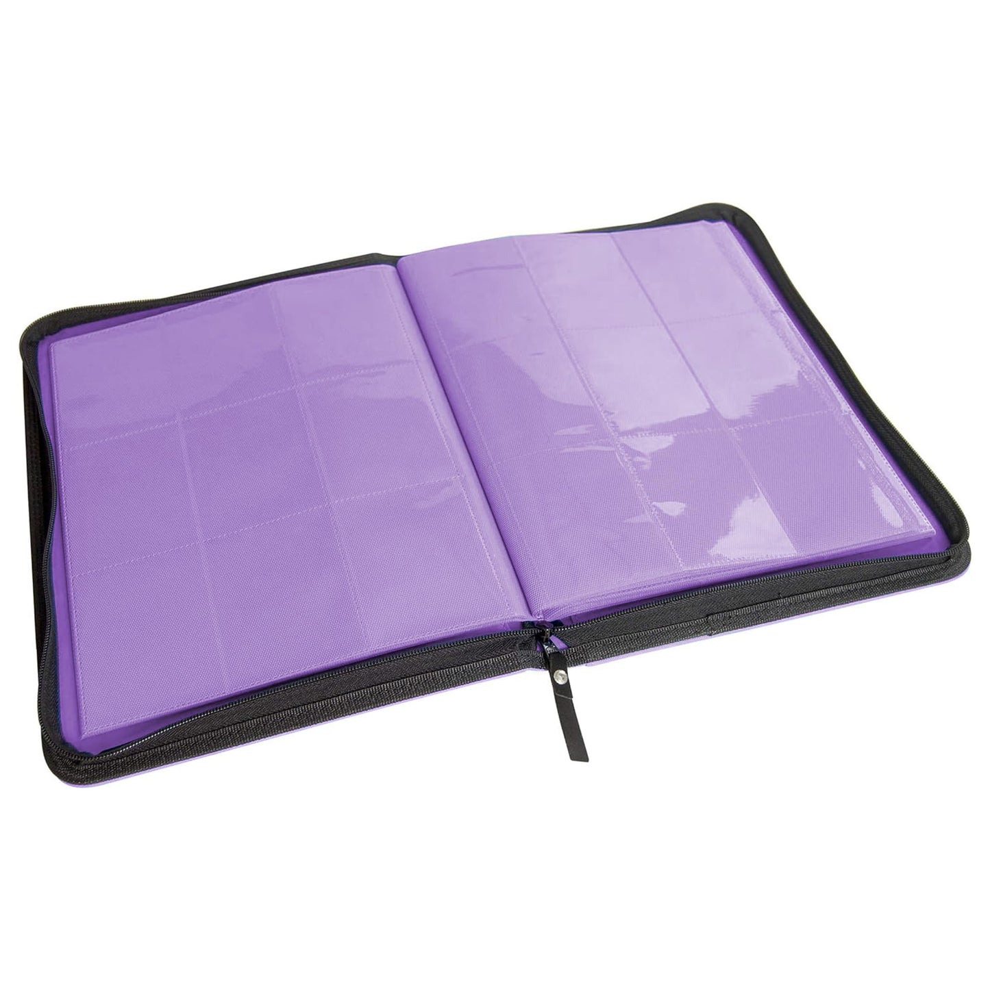 TopDeck 500 Card Binder Pro - Purple Leather, Nostalgic Elegance | Archival-Safe Card Binder