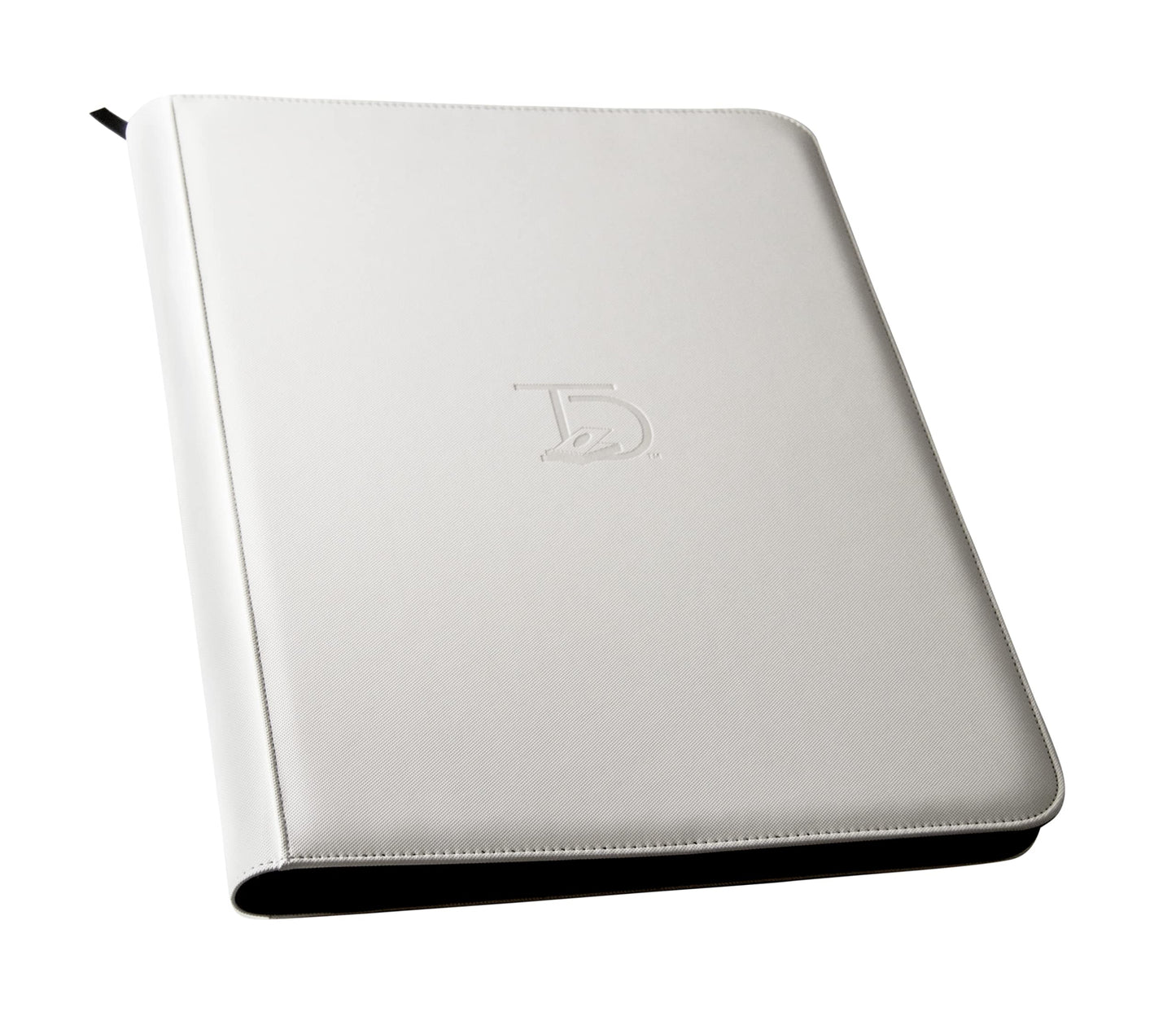 TopDeck TCG Binder White | 16-Pocket Side-Loading Card Binder