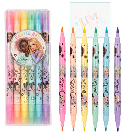 TopModel Pastel Felt Tip Pens Set
