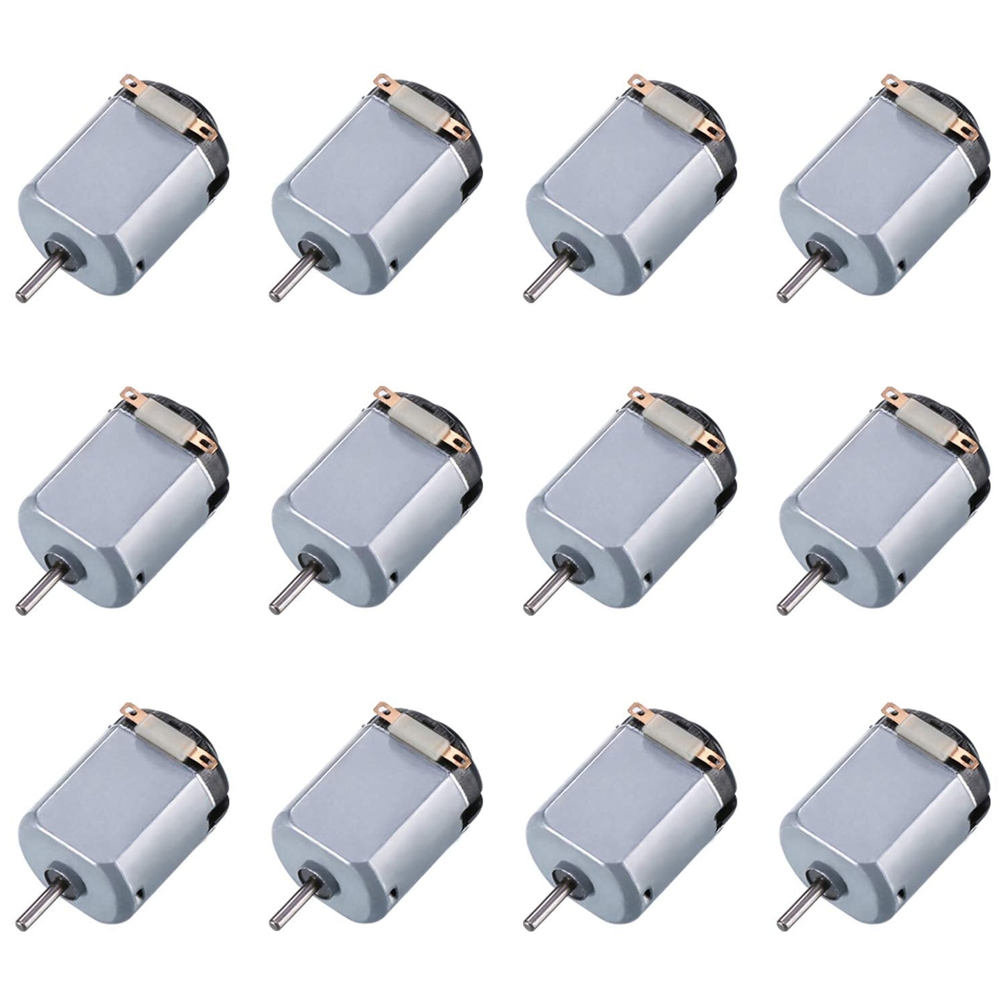 Topoox 12 Pack DC Motor 3V 15000RPM – Mini Hobby Motors for DIY Projects