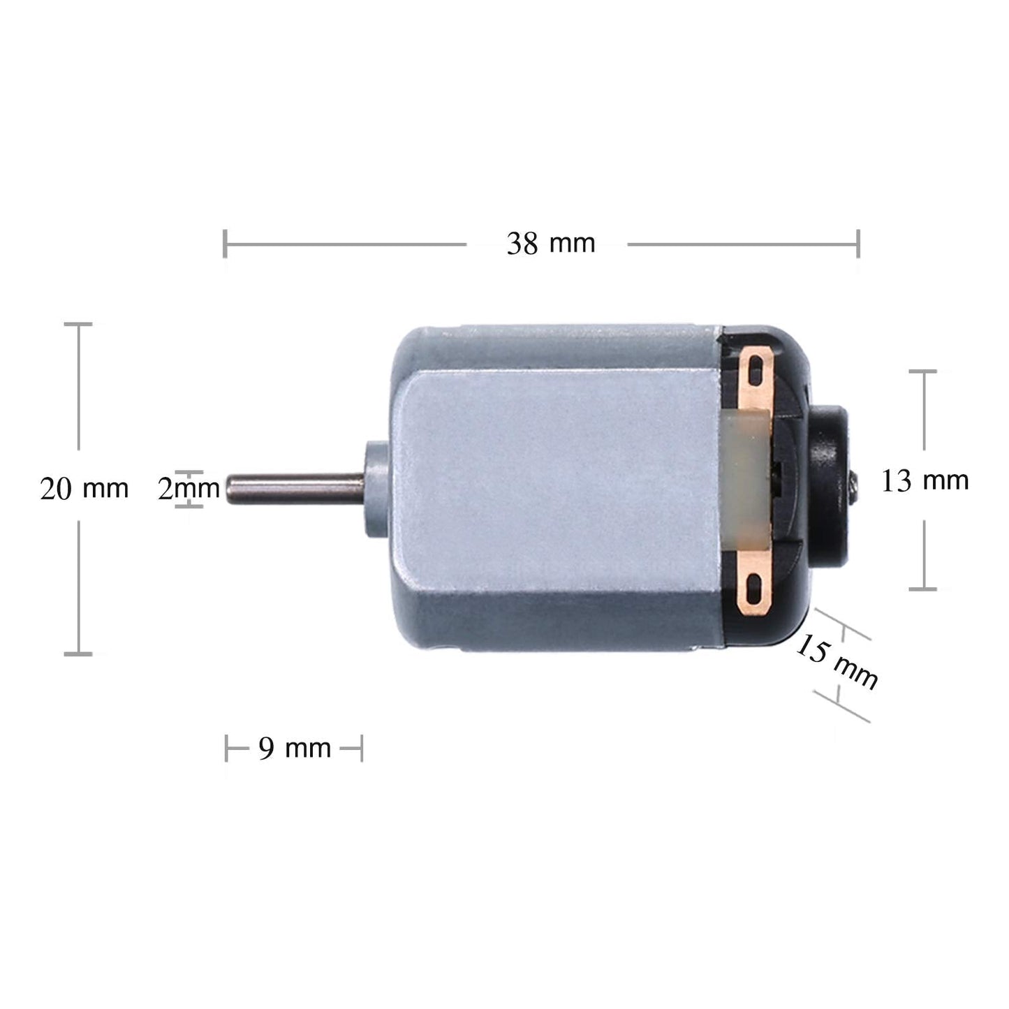 Topoox 12 Pack DC Motor 3V 15000RPM – Mini Hobby Motors for DIY Projects