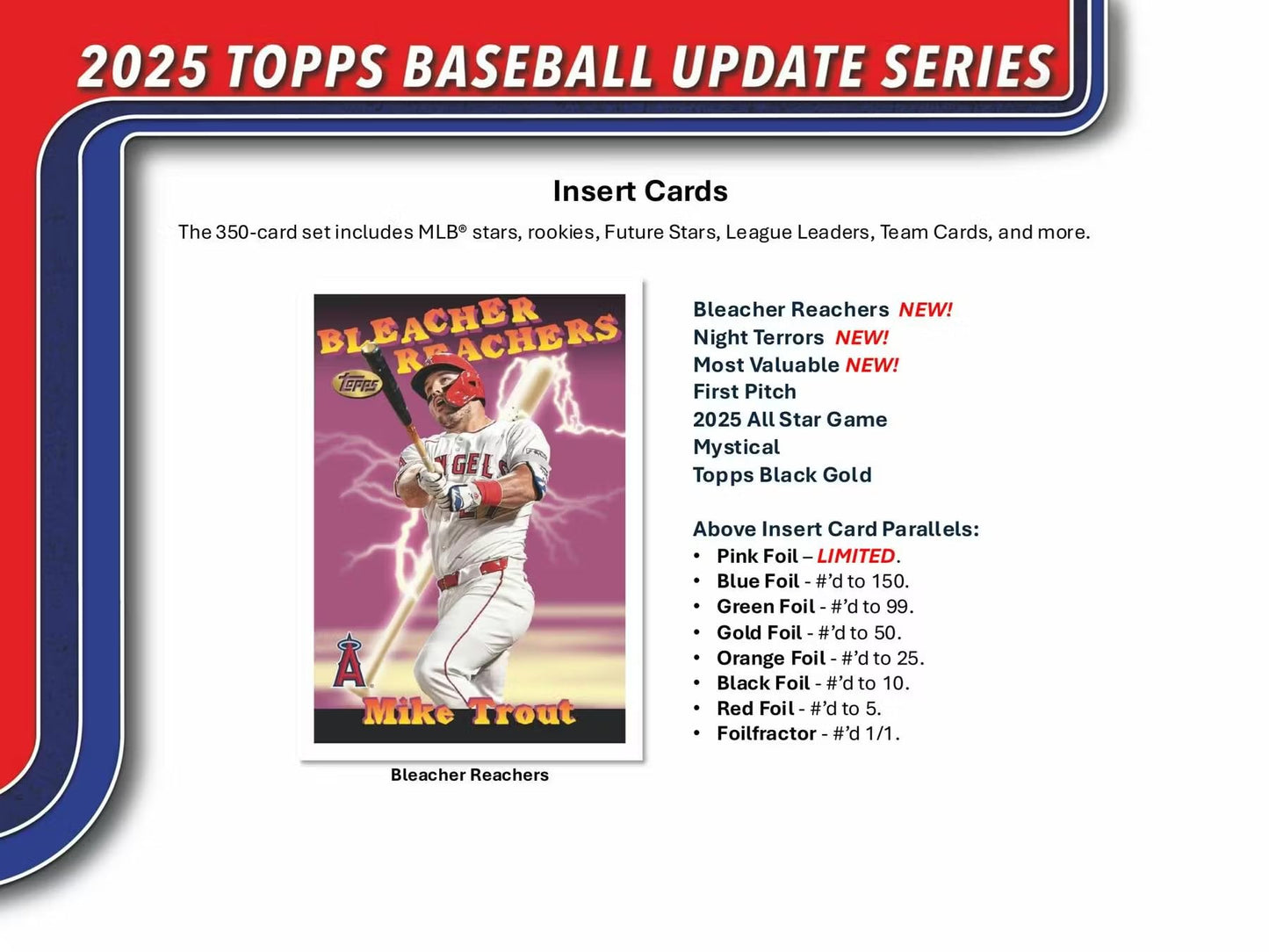 2025 Topps Update Series Baseball Hanger Box with Diamante Parallels | Stars of MLB