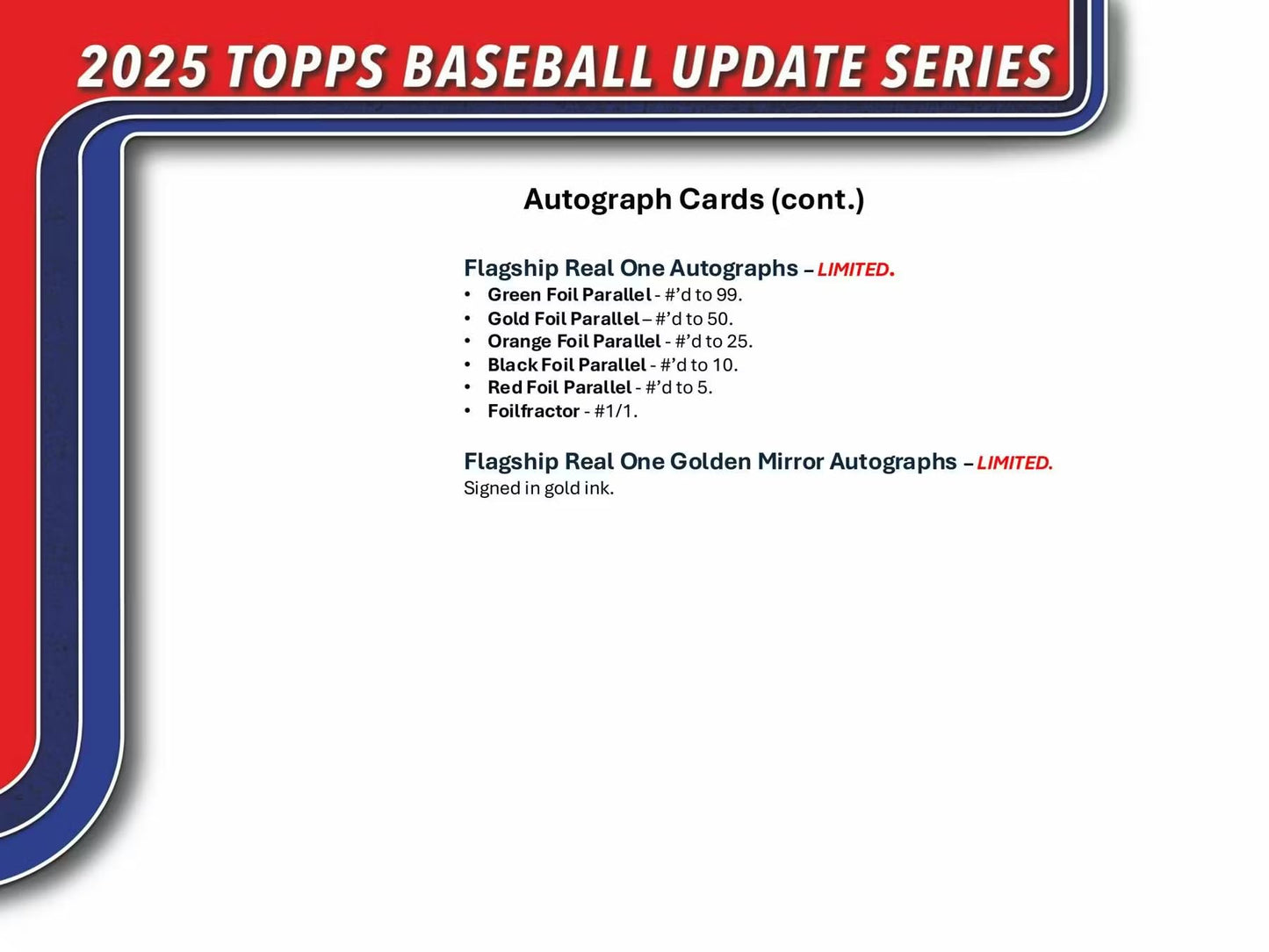 2025 Topps Update Series Baseball Hanger Box with Diamante Parallels | Stars of MLB