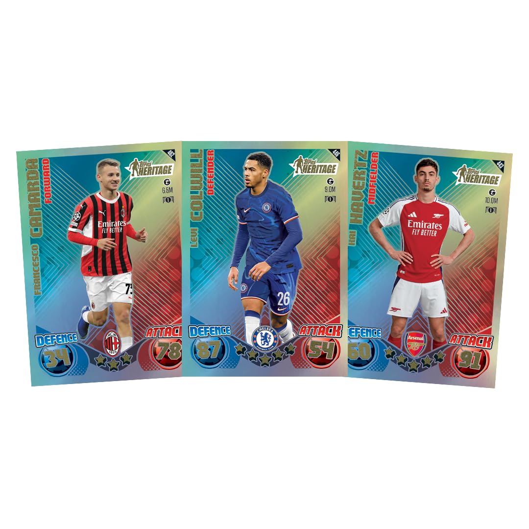 Topps UEFA Champions League Match Attax 24/25 Flow Pack – 40 Cards, Ultra Rare & Limited Editions