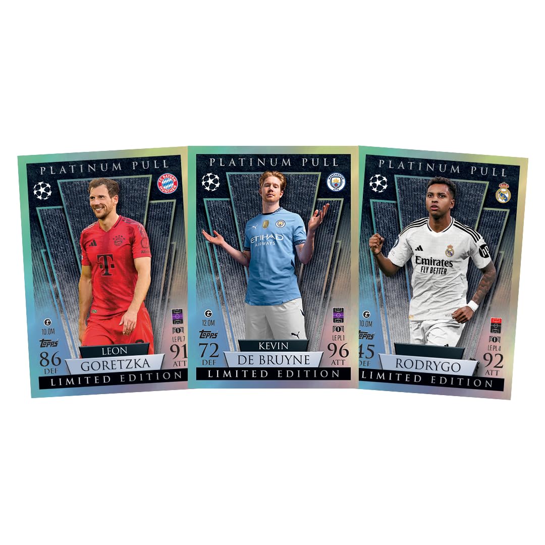 Topps UEFA Champions League Match Attax 24/25 Flow Pack – 40 Cards, Ultra Rare & Limited Editions