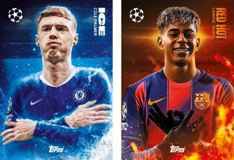 Topps UEFA Champions League Match Attax 2025 Smart Pack | Collectible Trading Cards