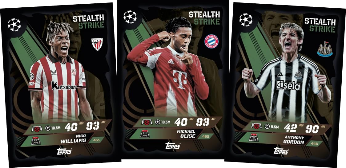 Topps UEFA Champions League Match Attax 2025 Smart Pack | Collectible Trading Cards