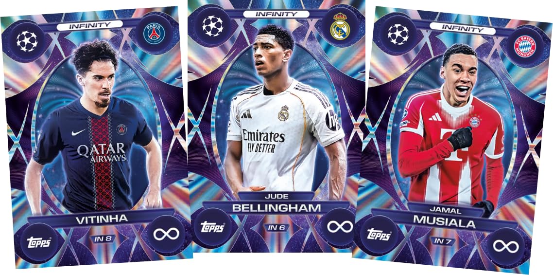 Topps UEFA Champions League Match Attax 2025 Smart Pack | Collectible Trading Cards