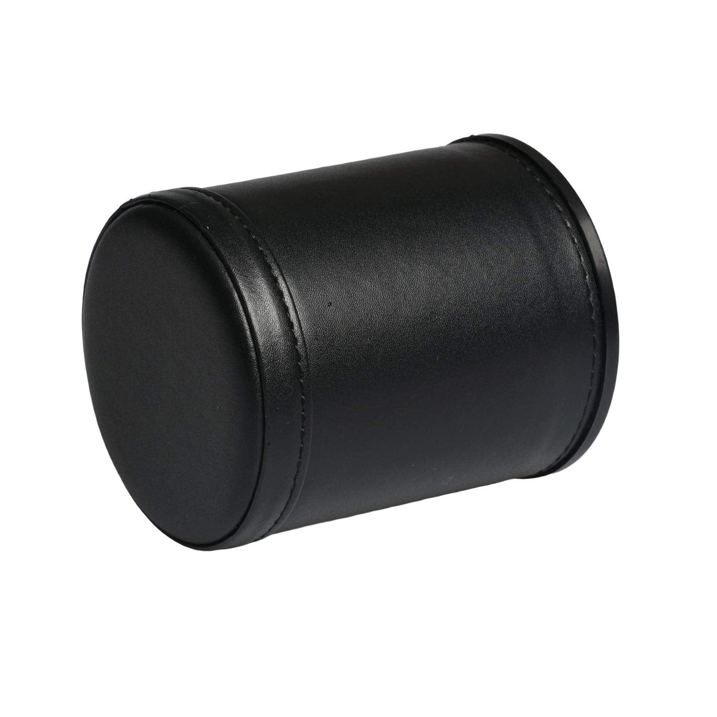 TOPTAN Leatherette Dice Cup with Purple Felt Lining — Quiet Shaker for Yahtzee, Farkle & Liars Dice