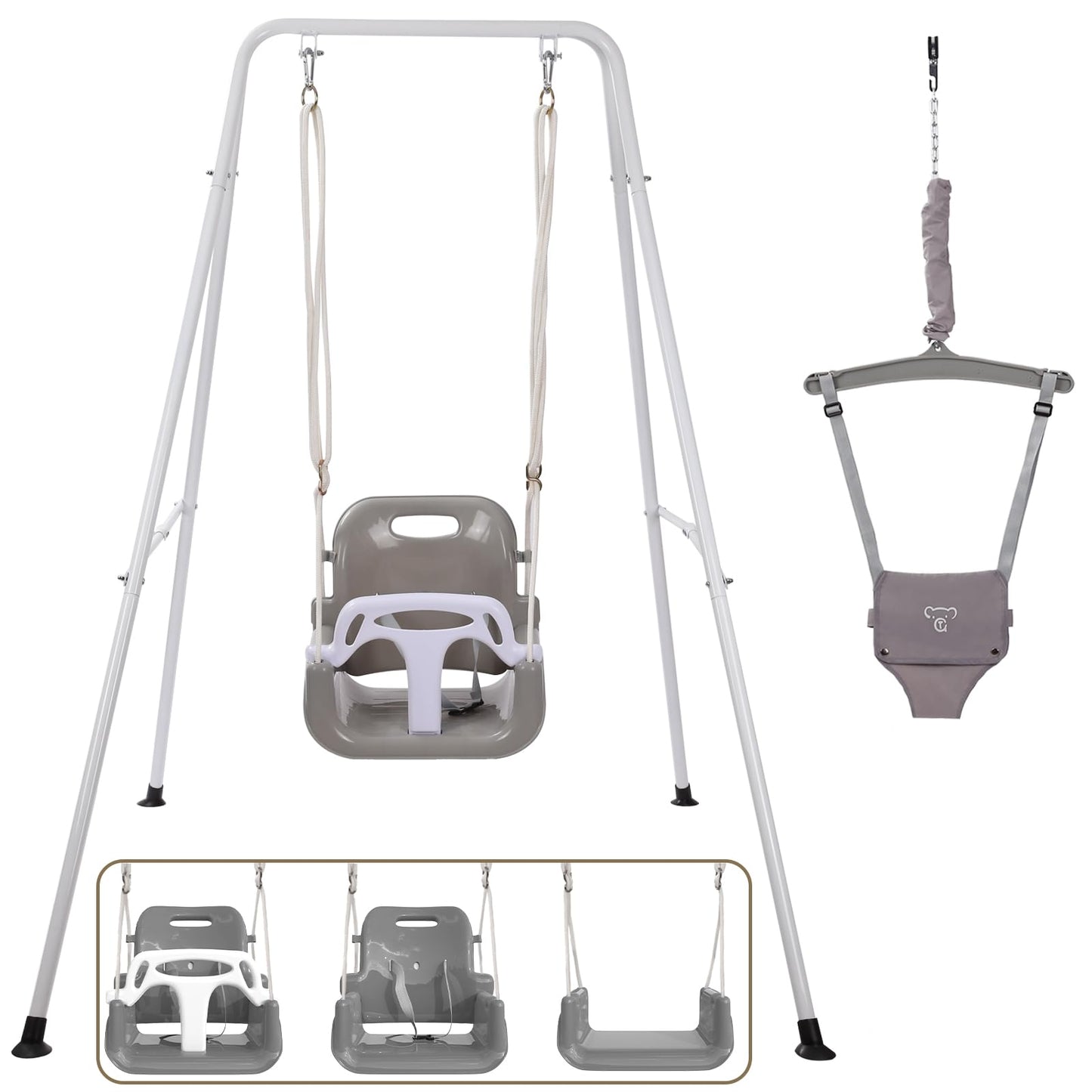 TOREVSIOR Taleco Gear 2-in-1 Toddler Swing & Jumper | Indoor/Outdoor Use