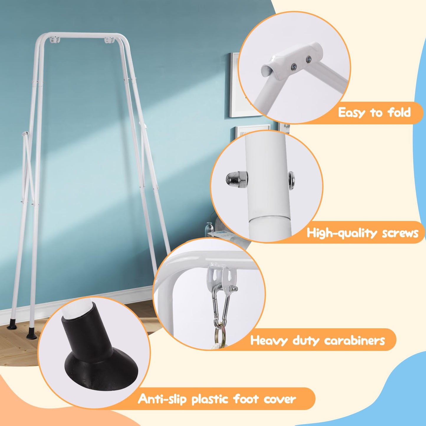 TOREVSIOR Taleco Gear 2-in-1 Toddler Swing & Jumper | Indoor/Outdoor Use
