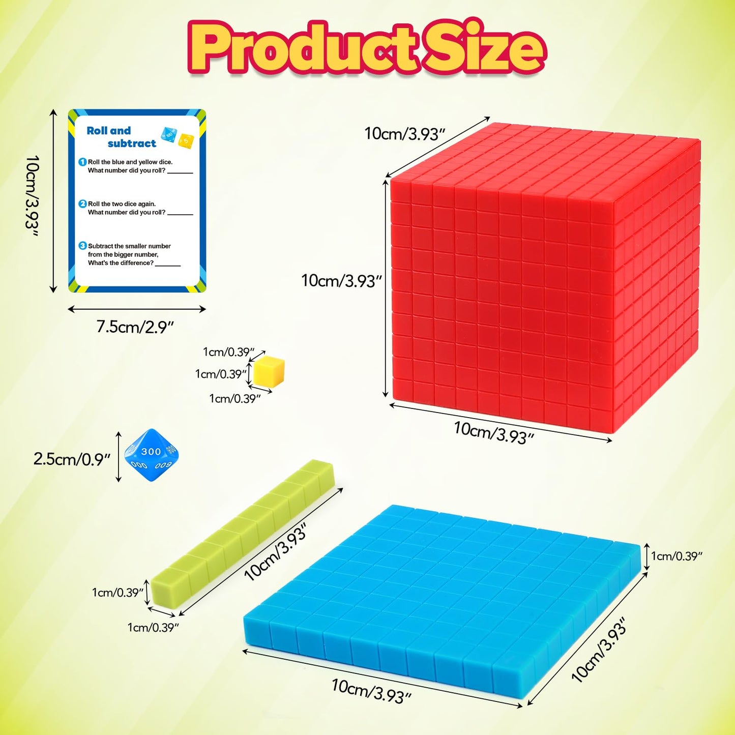 Torlam Base Ten Blocks for Place Value – Math Manipulatives for 1st–3rd Grade