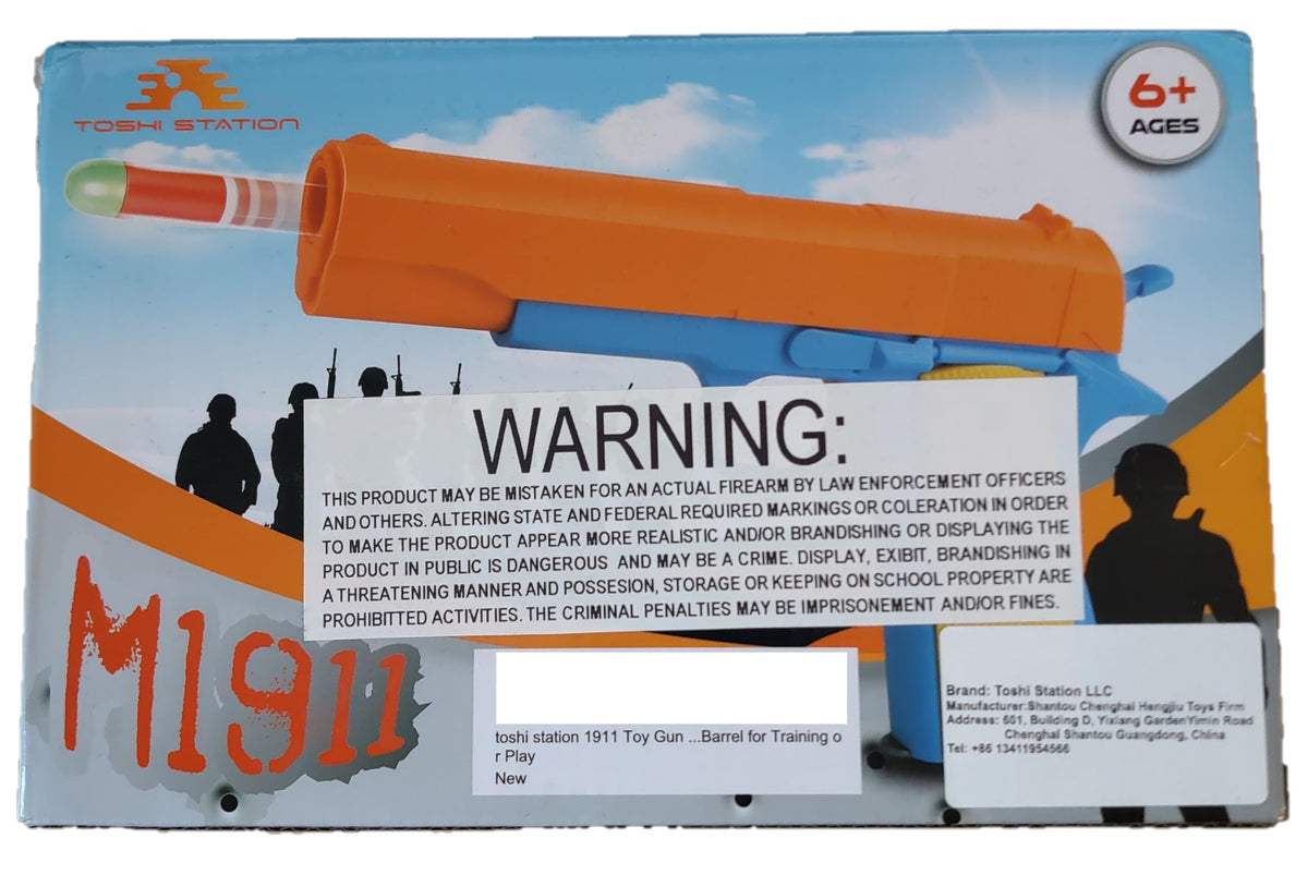 Toshi Station Toy Gun – Soft Dart Blaster with 20 Darts & 2 Holders | Slide Action for Kids 6+
